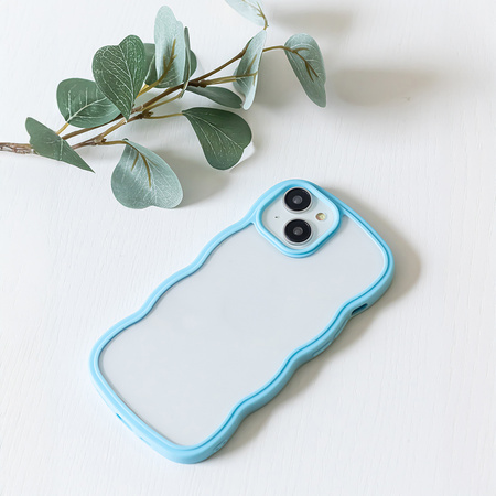 Nakładka Wave do iPhone 14 6,1&quot; niebieska
