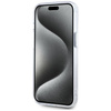 Oryginalne Etui IPHONE 15 Karl Lagerfeld Hardcase IML Metal Karl Head MagSafe białe