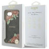 Guess 4G Flowers Print MagSafe Hülle für iPhone 16e - Schwarz