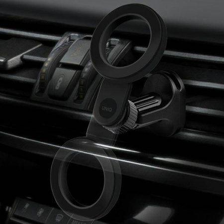 UNIQ magnetyczny uchwyt sam Trelix Car Air Vent Mount czarny/midnight black