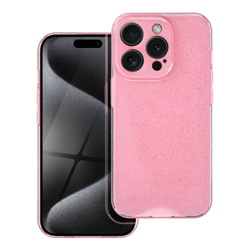 Futerał CLEAR CASE 2mm BLINK do IPHONE 15 PRO różowy