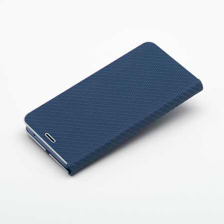 Kabura LUNA Book Carbon do SAMSUNG A55 5G niebieski