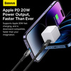 BASEUS kabel Typ C do Apple Lightning 8-pin Power delivery 20W Glimmer Series CADH000101 2m czarny