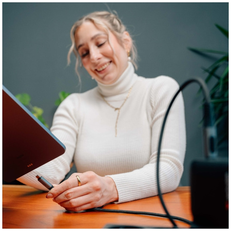 Kabel Verbatim Sync & Charge USB-C do    USB-C 100W wyświetlacz 120cm czarny 31848