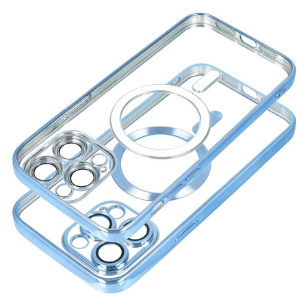 Futerał Electro Mag Cover kompatybilny z MagSafe do IPHONE 15 PRO niebieski