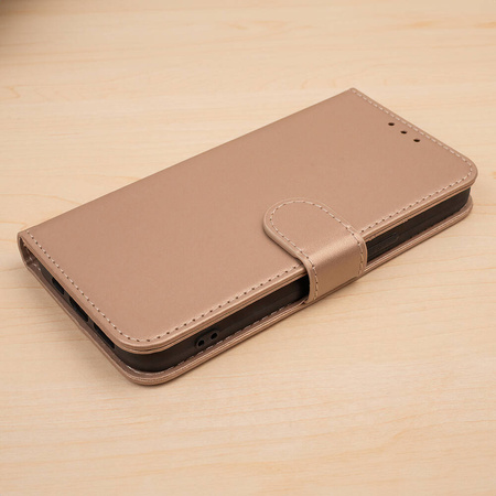 Etui Smart Classic do Samsung A71 złote