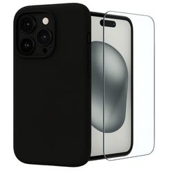 Etui do iPhone 15 Pro czarne + Szkło
