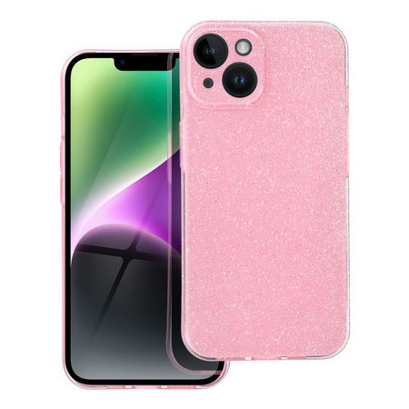 Futerał CLEAR CASE 2mm BLINK do IPHONE 14 różowy