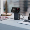 SBS Power Dock 6-in-1 mit MagSafe, Ständer und USB-C-Kabeln 65 W – Schwarz