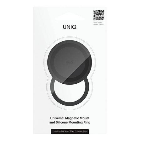 UNIQ Flixa Magnetic Base magnetic mounting base black/jet black