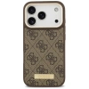 Guess 4G Logo Plate MagSafe case for iPhone 17 Pro - brown