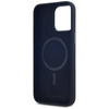 Oryginalne Etui IPHONE 15 PRO Karl Lagerfeld Hardcase Silicone Shadow Metal Initial MagSafe czarne