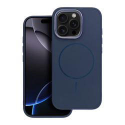 Futerał FRAME MAG COVER kompatybilny z MagSafe do IPHONE 16 PRO granatowy