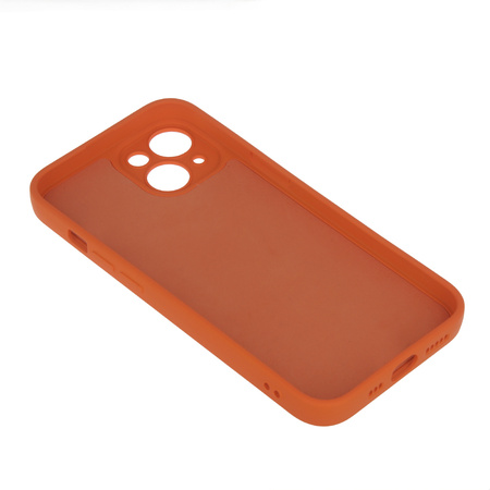 Nakładka Silicon do iPhone 15 Pro Max 6,7" pomarańczowy