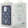 Original Case APPLE IPHONE 15 PRO Guess Hardcase 4G Triangle Metal Logo (GUHCP15LPG4GPB) blue