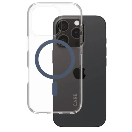 CARE by PanzerGlass Flagship Case iPhone 16 Pro 6,3&quot; blau/blau MagSafe 1366