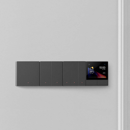 Sonoff Smart 3-Kanal-WLAN-Wandschalter Schwarz (M5-3C-86)