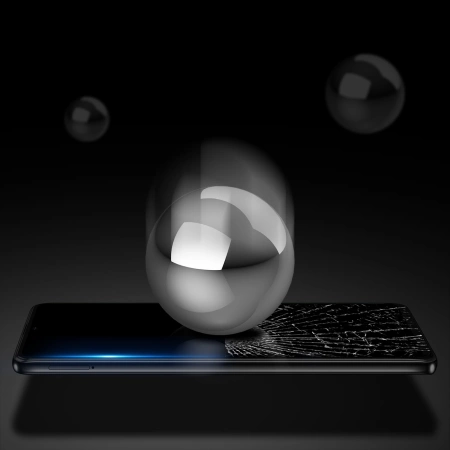 Dux Ducis 9D Displayschutzfolie aus gehärtetem Glas für Xiaomi Redmi A2 / Redmi A1 9H mit schwarzem Rahmen