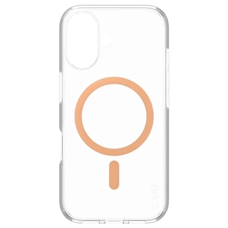 CARE by PanzerGlass Flagship Case iPhone 16 6.1" peach/peachy MagSafe 1373