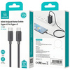 Kabel USAMS KY Series US-SJ691 60W USB-C do USB-C 1m czarny