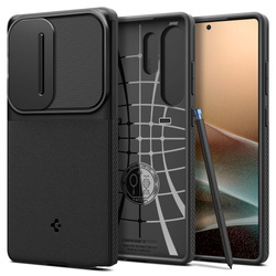 Spigen nakładka Optik Armor do Samsung Galaxy S25 Ultra Czarna