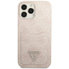 Etui IPHONE 13 PRO Guess Hardcase 4G Triangle Logo Cardslot (GUHCP13LP4TPP) różowe