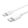DENMEN KABEL USB PD TYP-C - LIGHTNING 20W 3,6A WZMACNINANY BIAŁY 2M D65