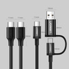 Ugreen kabel USB Typ C do ładowania i transferu danych 3A 1,5m czarny (US286)