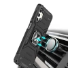 Wozinsky Ring Armor tough hybrid case cover + magnetic holder for Samsung Galaxy A23 blue