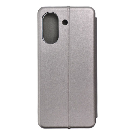 Kabura Book Elegance do  Xiaomi Redmi 13c stalowy