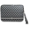 Pokrowiec na laptopa DKNY Sleeve Checkered Pattern Printed Stripes 16" - czarny