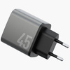 Ładowarka sieciowa Energea Ampcharge     GaN45 2xUSB-C PD/PPS/QC3.0 45W szary