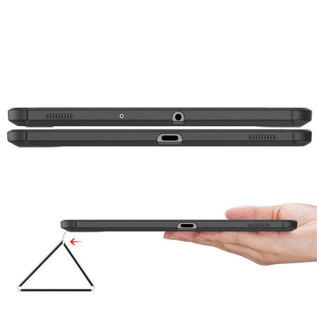 Dux Ducis Toby pancerne etui z klapką Smart Case do Samsung Galaxy Tab S6 Lite z uchwytem na rysik czarny
