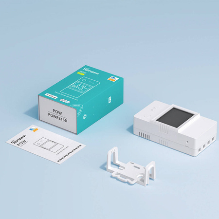 Sonoff POW Elite przekaźnik Wi-Fi z funkcją pomiaru zużycia energii 20A biały (POWR320D)