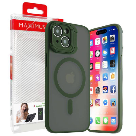 MX KICKSTAND MAGSAFE IPHONE 15 PRO 6.1 GREEN / ZIELONY