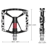 Rockbros 37213071001 Fahrradpedal-Set aus Aluminiumlegierung – Schwarz