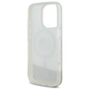 Original Case IPHONE 16 PRO Hello Kitty Hardcase Liquid Glitter Fever MagSafe (HKHMP16LLGDIH) gold & white