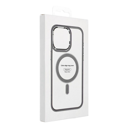 Futerał Color Edge Mag Cover kompatybilny z MagSafe do IPHONE 15 PRO MAX tytanowy szary