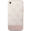 Guess GUHCI8G4GLPI iPhone 7/8/SE 2020/ 2022 pink/pink hard case 4G Stripe Collection