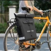 Sakwa rowerowa Rockbros z funkcją plecaka, wodoodporna, z zaczepem na kask 18l - czarna