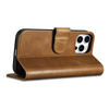 iCarer Oil Wax Wallet Case 2in1 iPhone 14 Pro Max Flip Leather Cover Anti-RFID Brown (WMI14220724-TN)