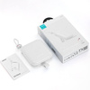 Joyroom powerbank z kablami USB C i Lightning oraz podstawką Cutie Series 10000mAh 22.5W biały (JR-L008) 