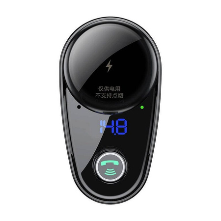 Baseus S-06 Bluetooth/USB car FM transmitter (Overseas Edition) - black