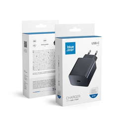 Ładowarka Sieciowa Blue Star Uniwersalna ze złączem USB C - 3A 20W z funkcją ładowania PD i QC 4.0