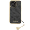 Guess GUHCP14XGF4GGR iPhone 14 Pro Max 6,7&quot; grau/graues Hardcase 4G Charms Collection