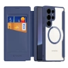 Dux Ducis Skin X Pro case for Samsung Galaxy S25 Ultra with MagSafe and wallet - blue