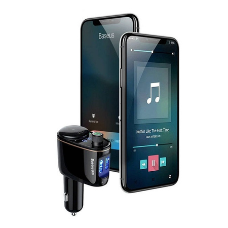 Baseus S-06 Bluetooth/USB car FM transmitter (Overseas Edition) - black