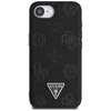 GUESS futerał do IPHONE 16e (SE 4 2025) kompatybilny z MagSafe GUHMPSE4PGBTMK (Grained PU Hot Stamp Peony Triangle Logo) czarny