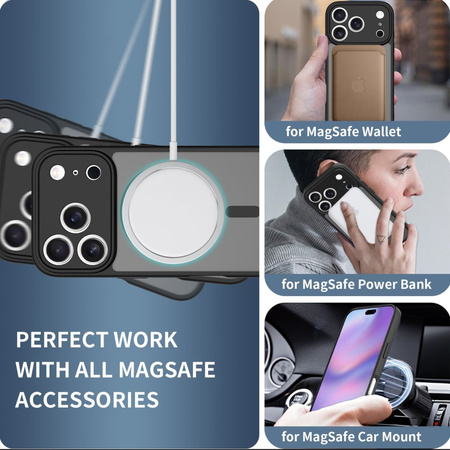 Tech-Protect BasicMag MagSafe Case für iPhone 17 Pro - Mattschwarz
