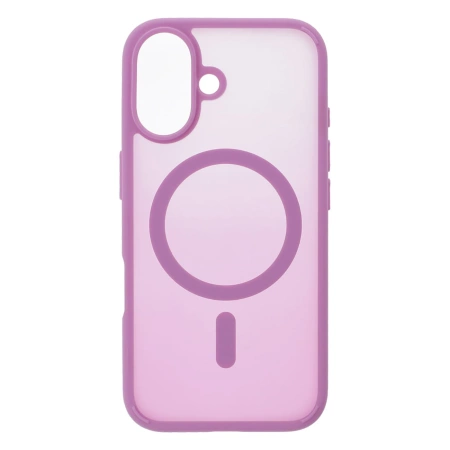 Etui silikonowe Puro Gradient MagSafe do iPhone 16e - różowe